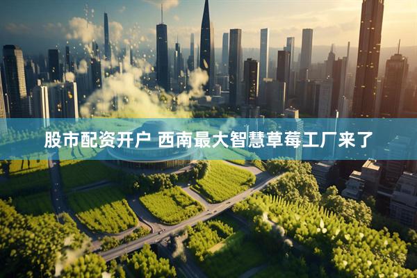 股市配资开户 西南最大智慧草莓工厂来了